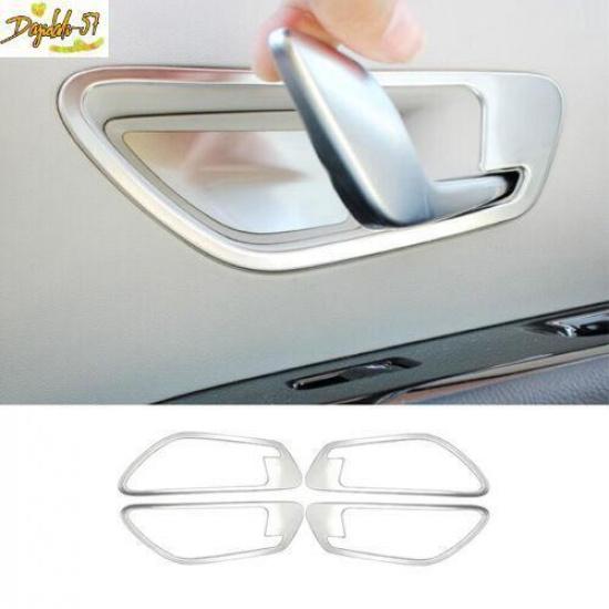 4PCS For Hyundai Tucson - Silver Titanium Inner Door Handle Cover Trim