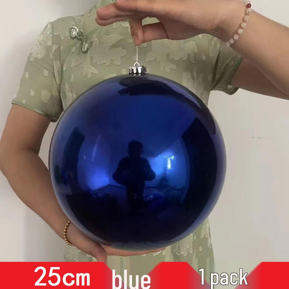 Custom Electroplated Round Christmas Hanging Ornament