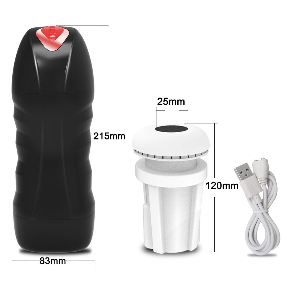 Male Masturbator Penis Cup Blowjob Sucking Simulated Vagina Real Pussy Moaning Vibrator Male Sex Toys Simulated Vagina