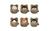 TV Anime Stray Kurumi Tappin Plush Clips Box "Bungo Dogs" 6-Piece
