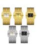 Yalalusi Women's Rhinestone Quartz Wristwatch - Eco-Friendly IPG Electroplated Fashion Watch