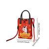Crossbody Bag Shoulder Mini Phone Handbag with Festive Design And Polyester Material