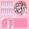 Resin Hair Clip Assortment Handcrafts Pins DIY Set for DIY Decorating