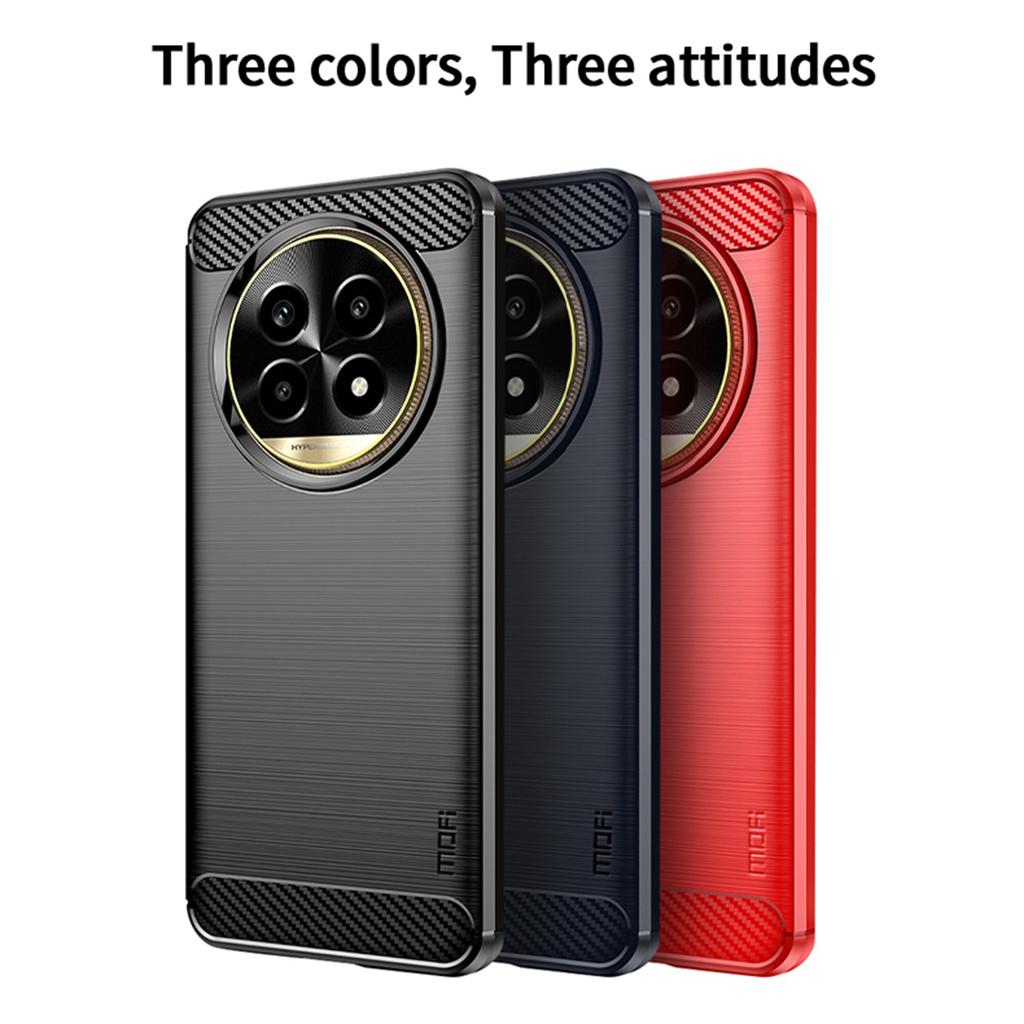 MOFI JK TPU Series-1 For Realme 13 Pro 5G (Global)/13 Pro+ 5G (Global) Case Carbon Fiber Texture TPU Soft Phone Cover