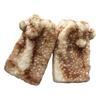 Warm Gloves Deer Pattern Thickened Plush Gloves Collar Leg Cuffs Christmas Themed Adjustable Straps Winter Headgear
