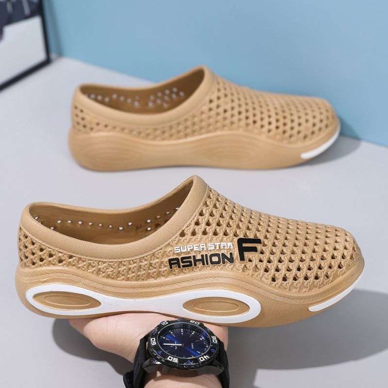 Sandals Men's Summer New Non-slip Waterproof Men's Cool Slippers Dual-purpose Breathable Beach Shoes Summer