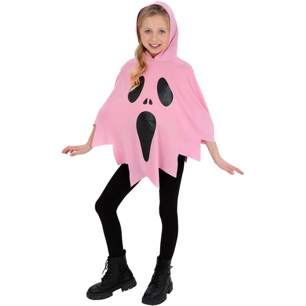Smiffys Girls Ghost Costume Poncho
