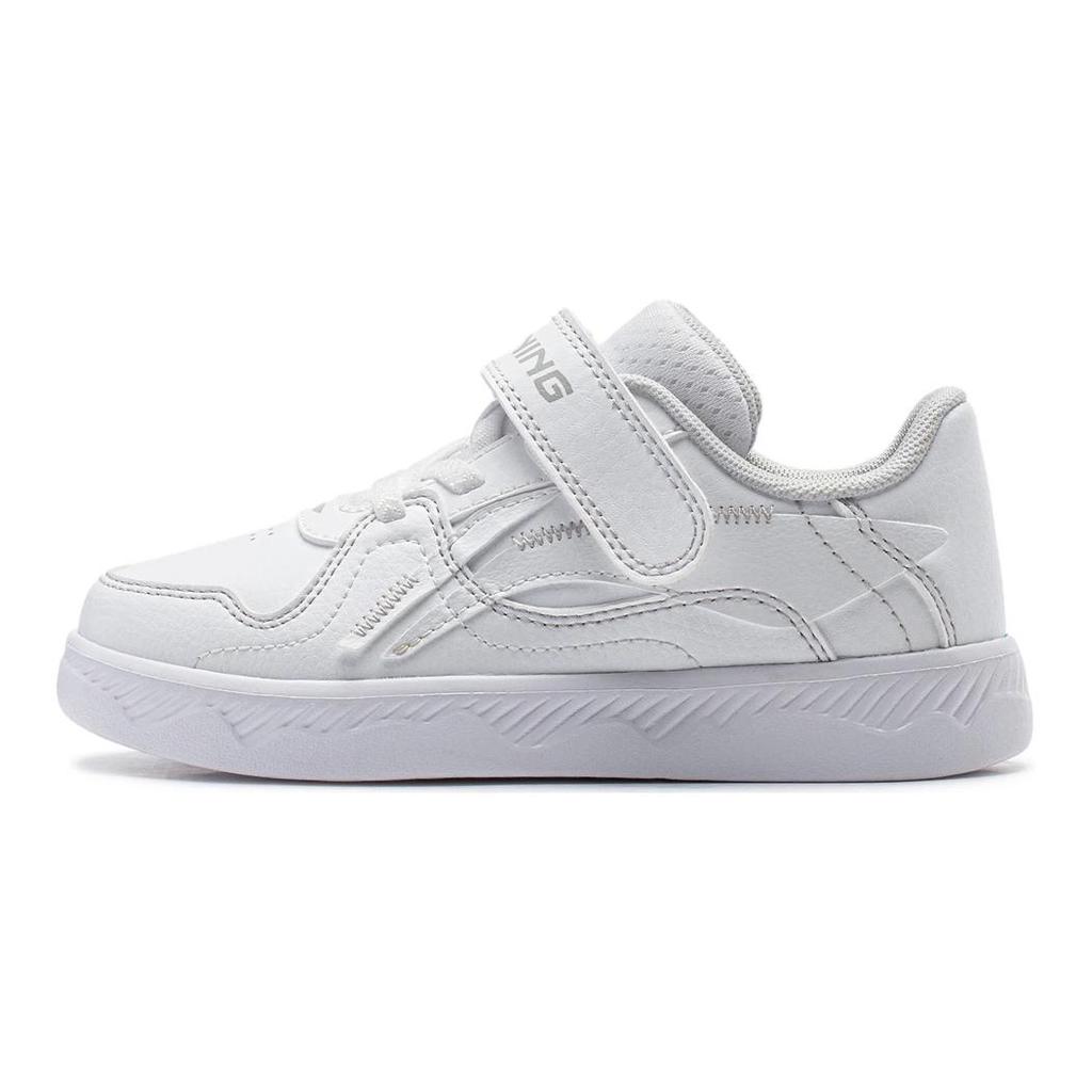Li Ning Tataler V4 Lightweight Breathable Non-Slip Kids Sneakers Kids sneakers White YKNU030-1