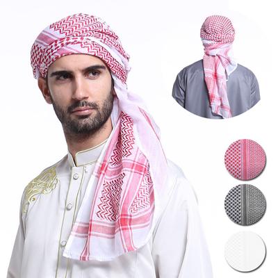 Mens Muslim Islamic Hijab Cap Turban Hats Arab Headscarf Scarf Headwea Agal Arab