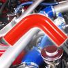 X AUTOHAUX Reducer Hose Pipe Bend Turbo Intercooler 48mm Inner Diameter 90 Degree Elbow Silicone Red