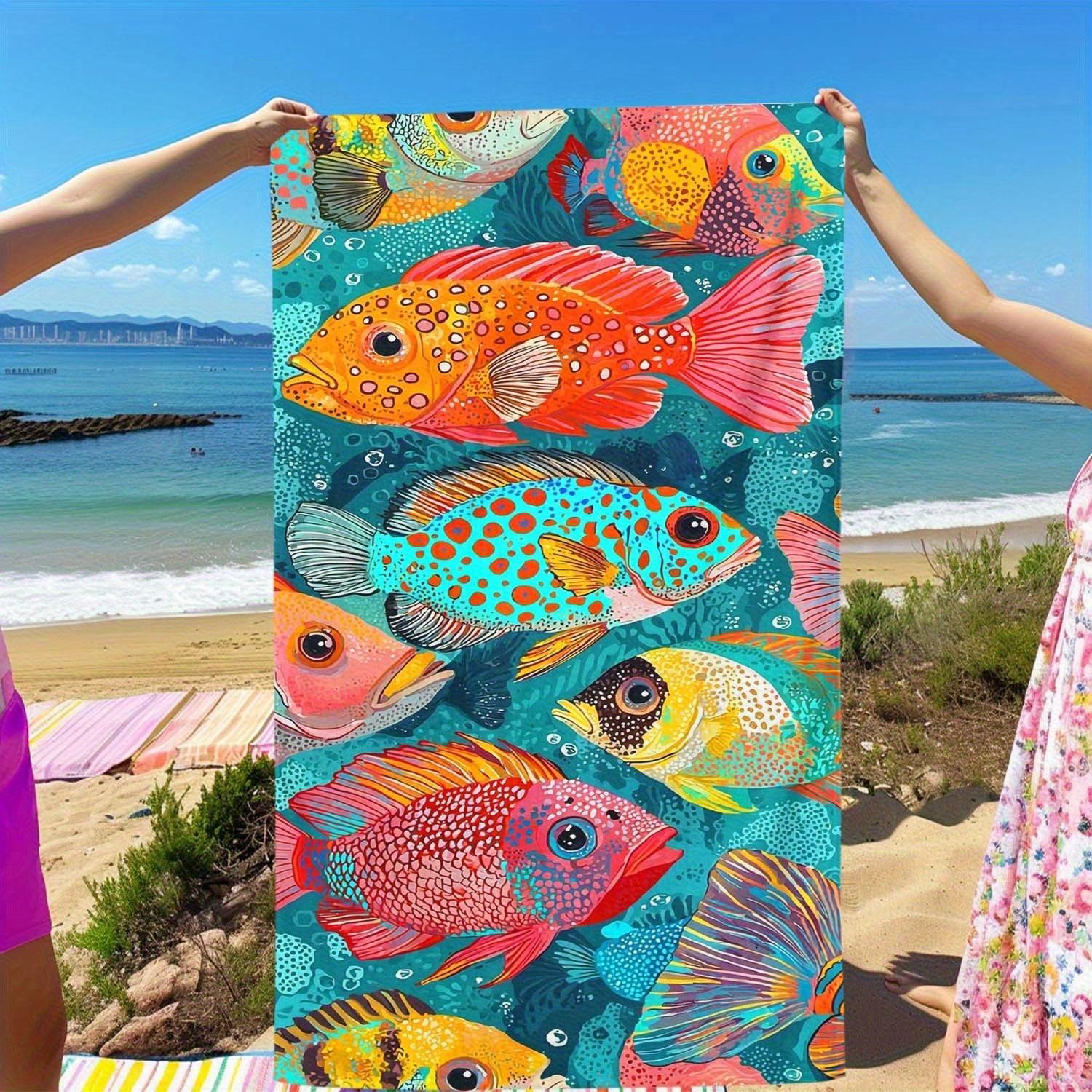 

Colorful Beach Towels for Fun , Soft towels suitable for travel, swimming pools, vacations and beach days. W30*H60(CM)