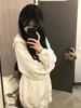 Women's Floral Oversize Hoodie - Spring/Autumn Hong Kong Chic Cardigan