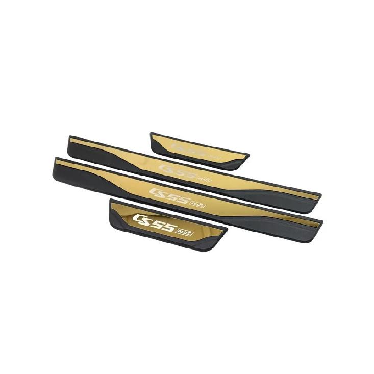 For Changan CS55 Plus 2024 Door Sill Kick Scuff Plate Protector Sticker Guard Pedal Cover Trim Car Styling Accessories