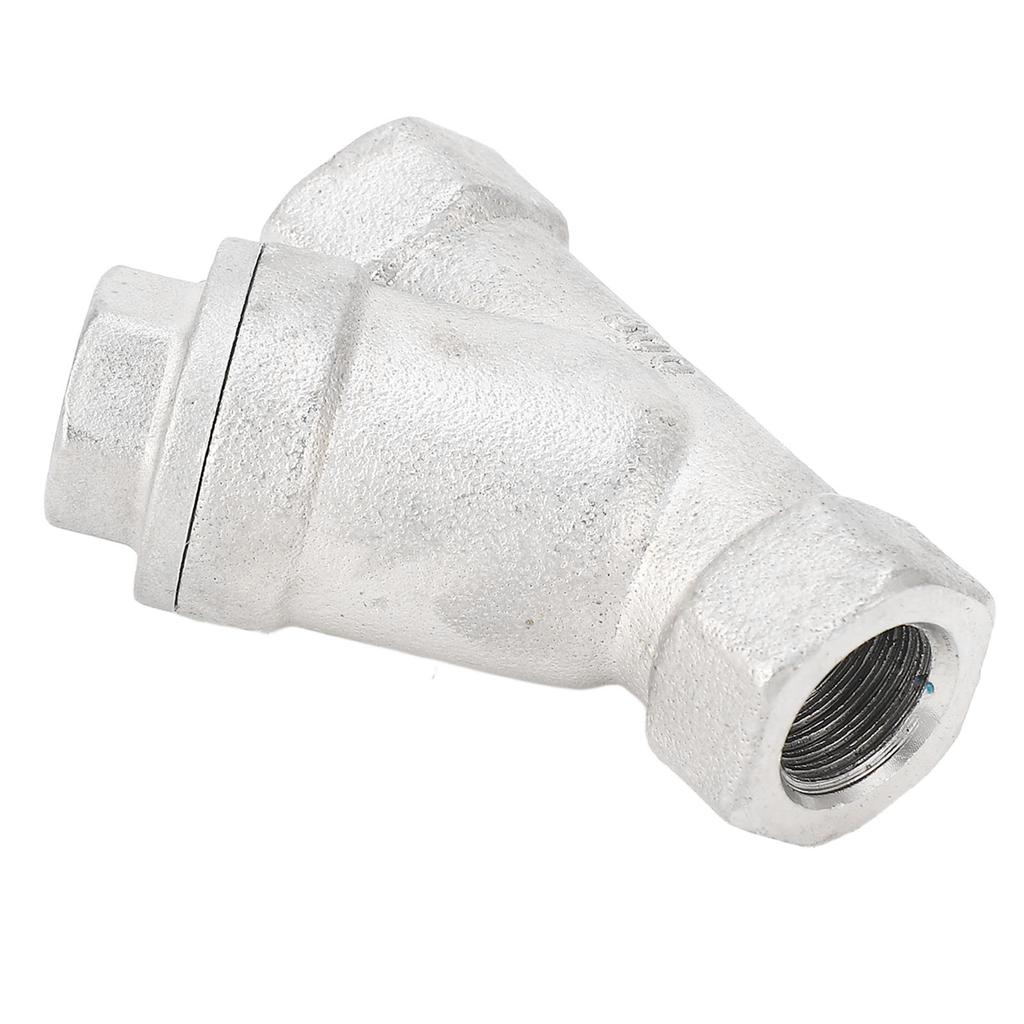 Y-Filter Edelstahl Doppellagiges Netz Geringer Strömungswiderstand Y-Typ Wasserfilter für Wasser Öl Gas 1/4 Zoll DN8