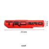 3D ABS TRD PRO BRO Badge Emblem Car Stickers  Toyota TRD Tundra Car Styling Fender Side Label Rear Trunk Decal  Accessorie EZ0