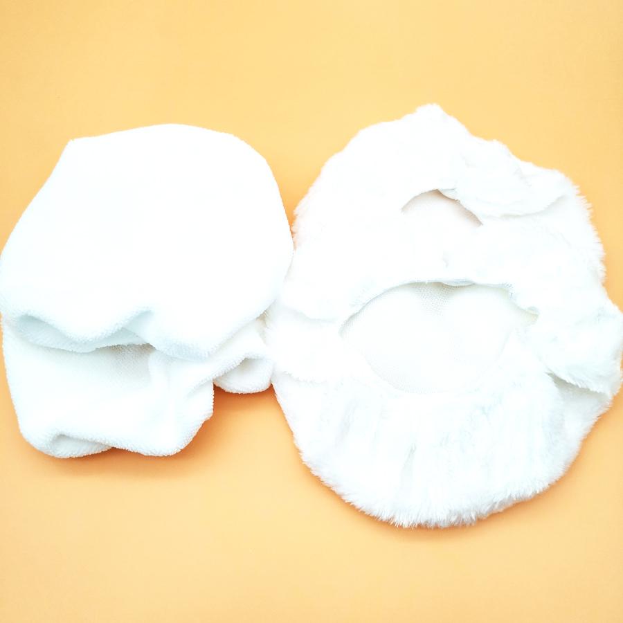 New 4 X Terry Cloth+Woolen Fleece Car 9-10inch Polishing Bonnet Buffer Polishing Pad