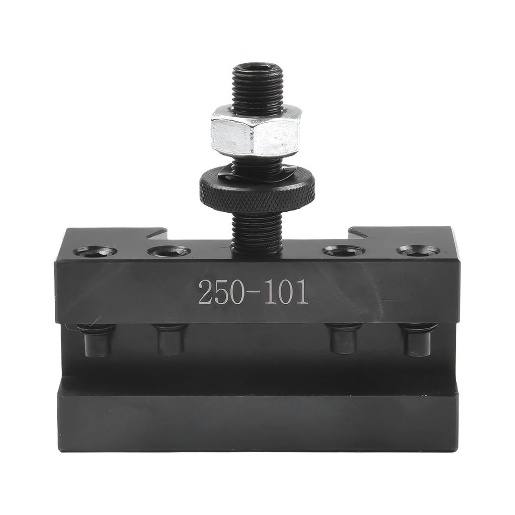 Black Quick And Easy Installation CNC Lathe Tool Post Holder Lathe Swing Up To Suitable For Various Operations