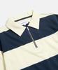 ESPIONAGE Big Border Rugby L/S Tee Navy