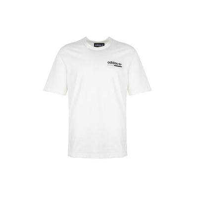 T-shirt à col rond logo Trèfle Originals Homme Hauts Blanc DV1943