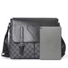 Light Business Shoulder Bag Classic Plaid Youth Messenger Bag Ipad Bag Business Trip Messenger Bag Crossbody Backpack