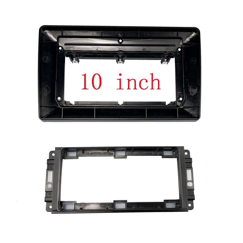 Car Android Radio Frame For Jeep Commander Compass Grand Cherokee Wrangler/Unlimited 10 inch Stereo Panel Harness Wire