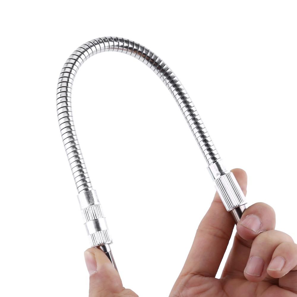 300mm Length Flexible Drill Bit Extension Bendable Screwdriver Bit Link For Tight Spaces