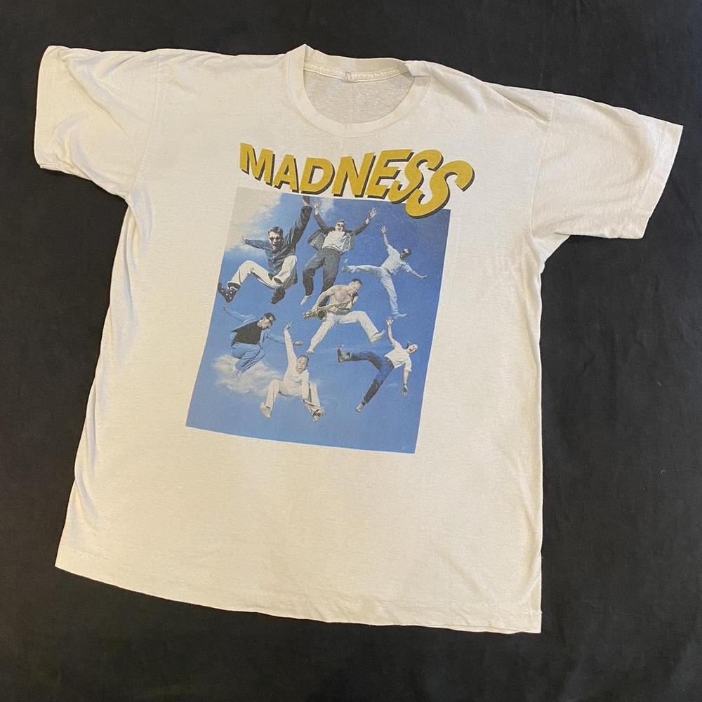 Винтажная футболка Madstock Madness Tour 1992 Подарок для фаната TU174 Унисекс Футболка S