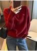 Embroidered Half-Zip Wool Sweater: Versatile New Year Cable Knit Design, Soft & Cozy, Stylish for Women