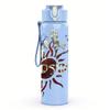 1PC Sun Tribal Boho Retro Text Graphic Print 750ml Portable Sports Water Bottle Leakproof Gym Outdoor Travel Drink Cup