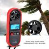 163 Handheld Digital LCD Portable Anemometer Wind Speed Meter Thermometer, Compact Wind Vane Ideal for Weather Enthusiasts, Fishing, and Industrial