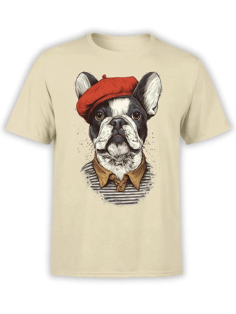 Paris Muse Bulldog Tshirt Unisex S