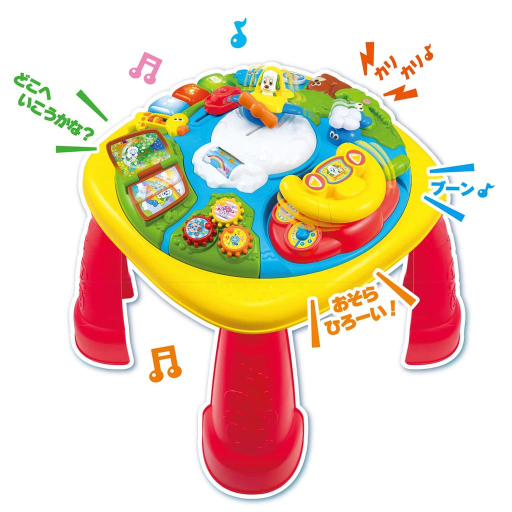 Joy Palette Wan Wan and Utan Touch and Play and Have an Wan Yubisaki Play Board 43x43x43cm Plastic (JOYPALETTE) Let's Adventure! Wan's