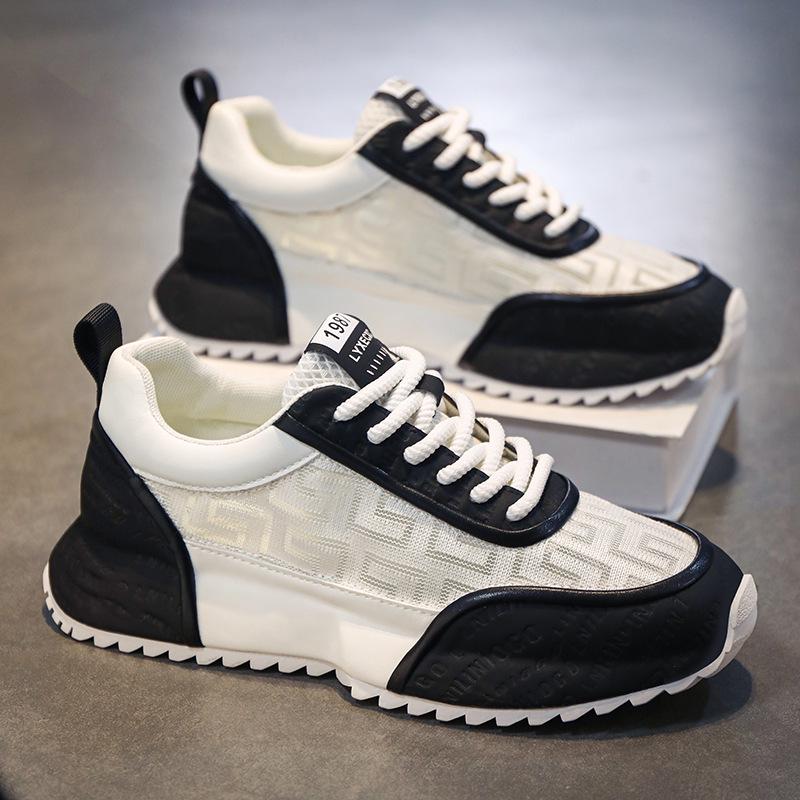 Men's 2025 Trendy Breathable Casual White Dad Shoes