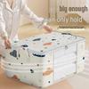 Large Capacity Moisture-Proof Quilt Storage Bag with Zipper, Thickened Cotton for Clothes and Moving