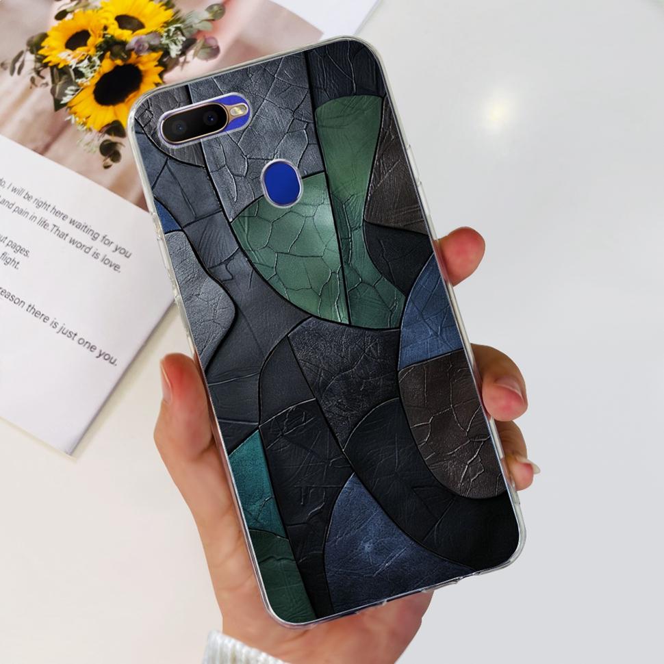 Silikon-Handyhülle für OPPO A5S Hülle AX5s CPH1909 Weiche TPU-Rückseite Für Oppo A7 AX7 CPH1901 CPH1903 Hüllen Capa Coque Fundas