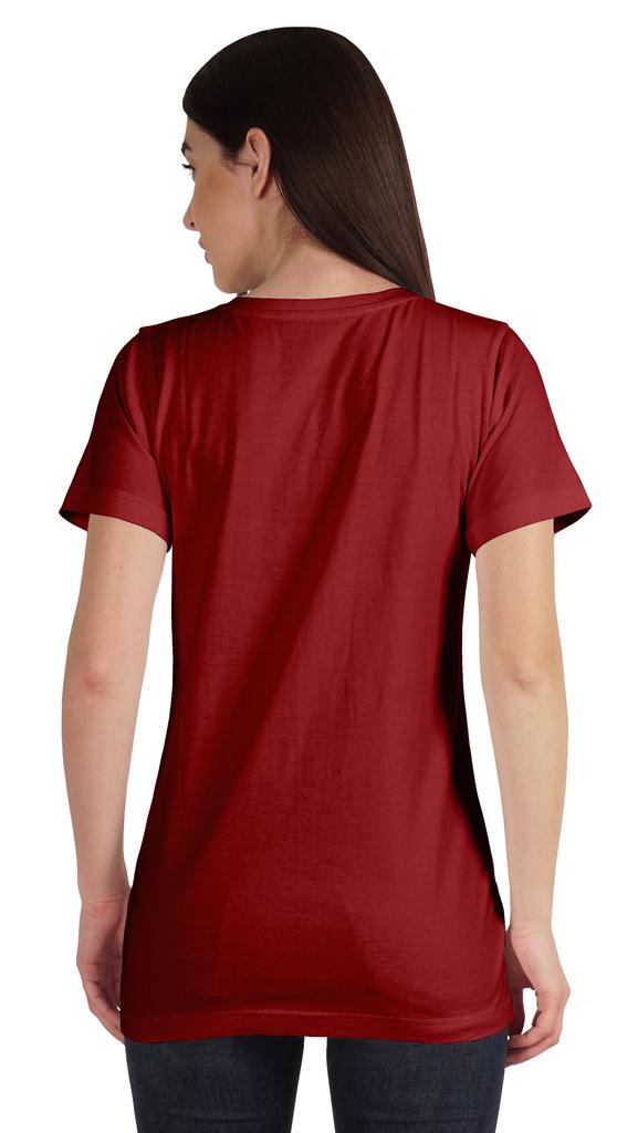 Inkmeso V-Neck Chaos Coordination Tshirt Tops For Mom Graphic Print Women