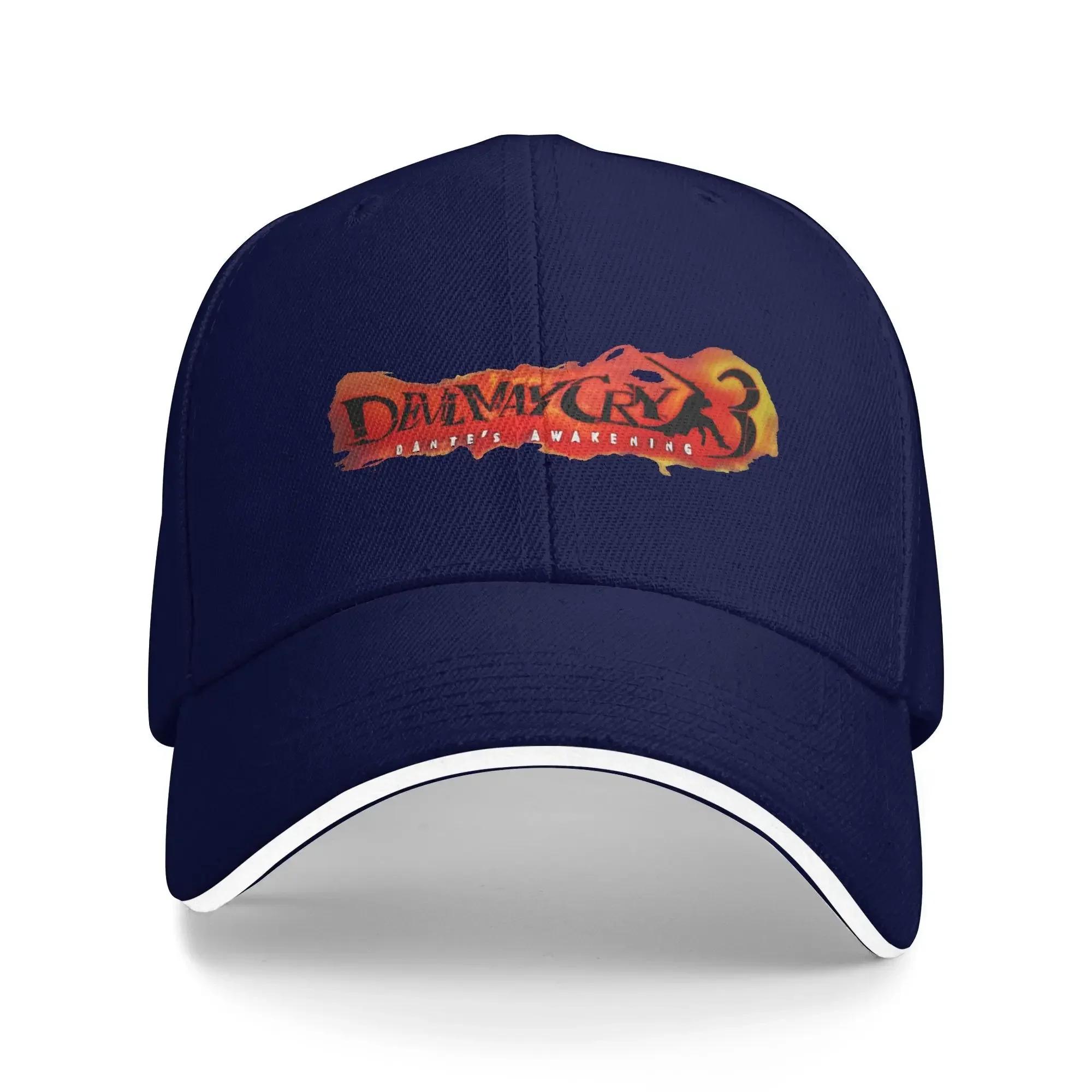 Unisex Devils May Cry Fan Art game lover fans  Hats Trendy Baseball Cap  Sun Hat Golf Headewear Gift Adjustable