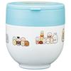 Skater Insulated Lunch Bowl with Folding Sumikko Gurashi Box, Type, 540ml, Women's Size, 2-Tier, Handle, "Atsumaru-n-desu" (LDNO6-A)