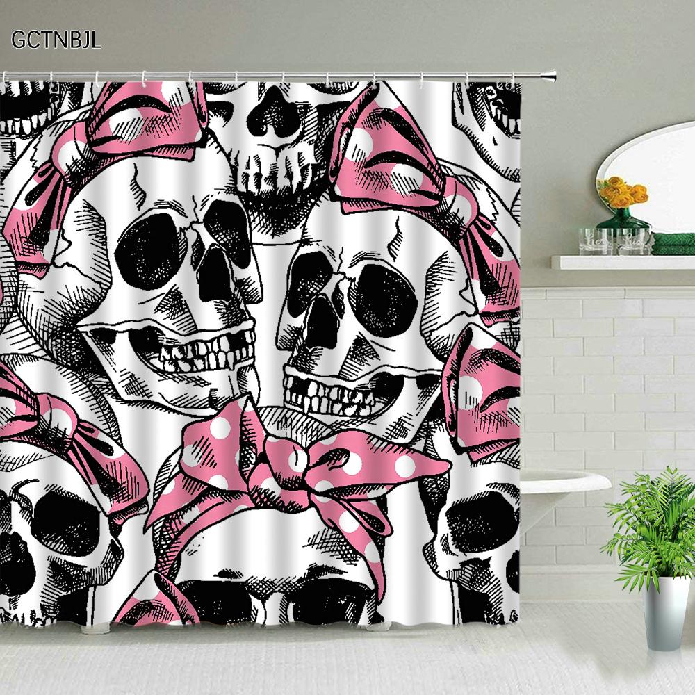 Halloween pumpkin Lantern Shower Curtain Bathroom The Terrible  Forest Wood Ghost House Tombstone Fabric Bathroom Curtain Set