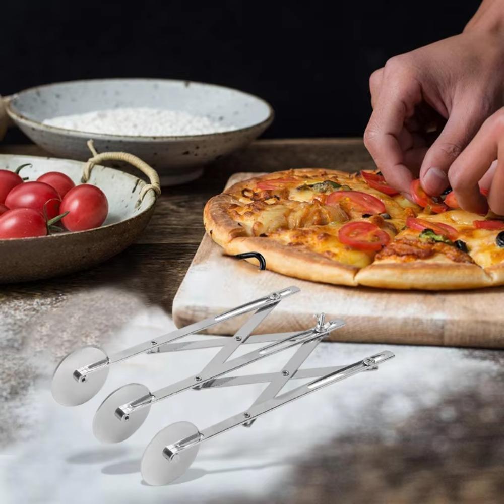 Professional Dough Divider Cutter Adjustable Width Pizza Pastry Peeler Restaurant