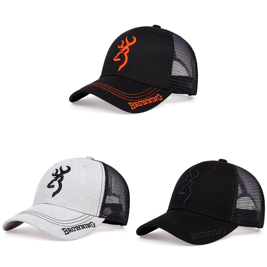 Cotton Baseball Cap With Embroidery For Adults Summer Sun Protection