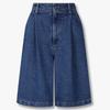 Men Denim Tuck Pleat Bermuda Pants 9176262982