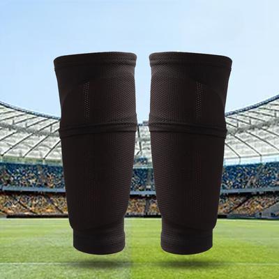 Nová fotbalová vložka Shin Guard Mesh Elastická prodyšná ponožka na nohy Dvouvrstvá pevná ochrana pro dospělé a děti