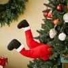 Elf Lightweight Xmas Santa Claus Prosthetic Leg Party Ornaments Christmas Decoration Stuffed Plush