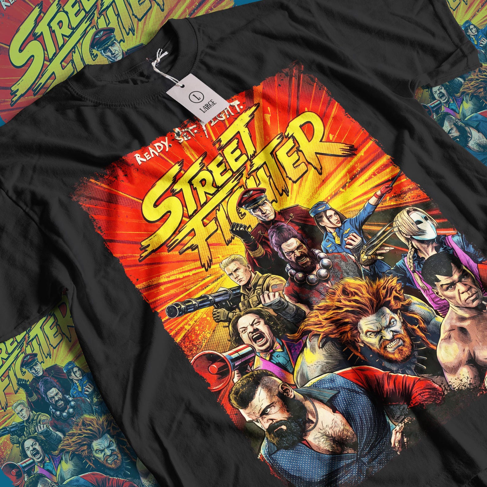 Street Fighter Movie T-Shirt: Vintage Superhero Movie Unisex Graphic Tee 4XL