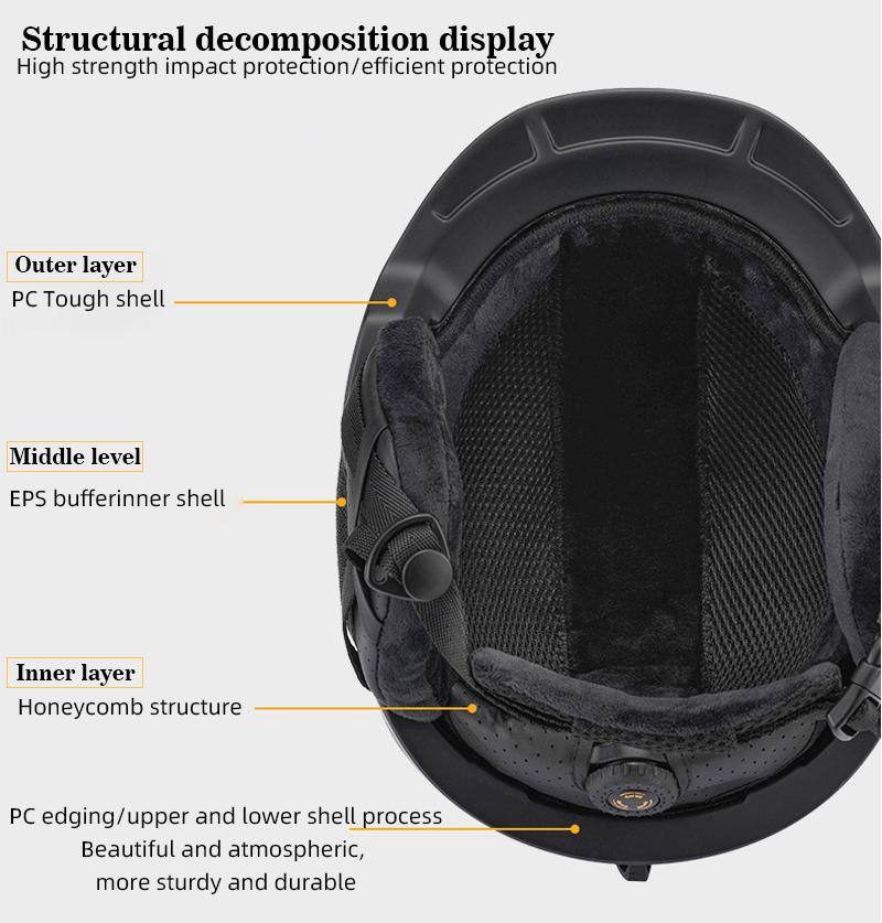 Hot Sell Factory Price Ski Goggles Set Winter Skiing Equipment All-in-one Ski Lens Helmet