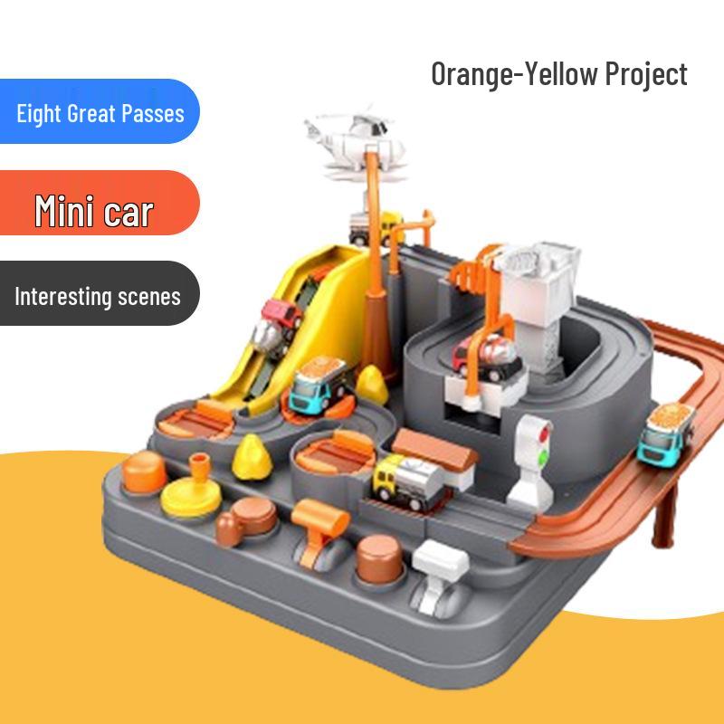 Cross-Border Children's Educational Adventure Car Track Toy
