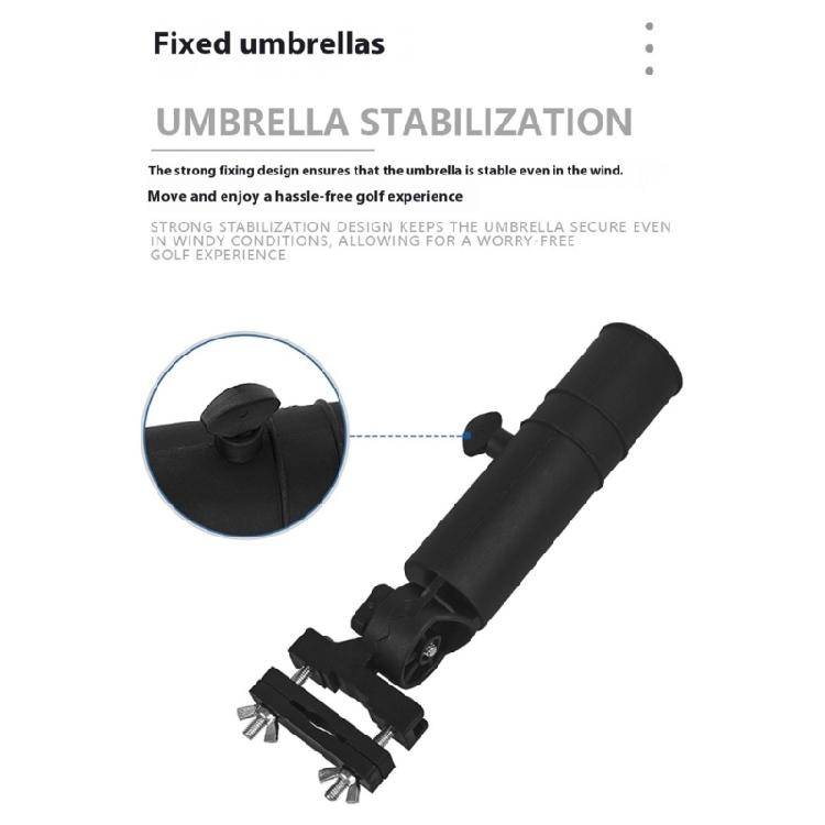 Adjustable Golf Trolley Umbrella Stand Clip Replacement Universals Golf Cart Umbrella Holder Stroller Umbrella Stands