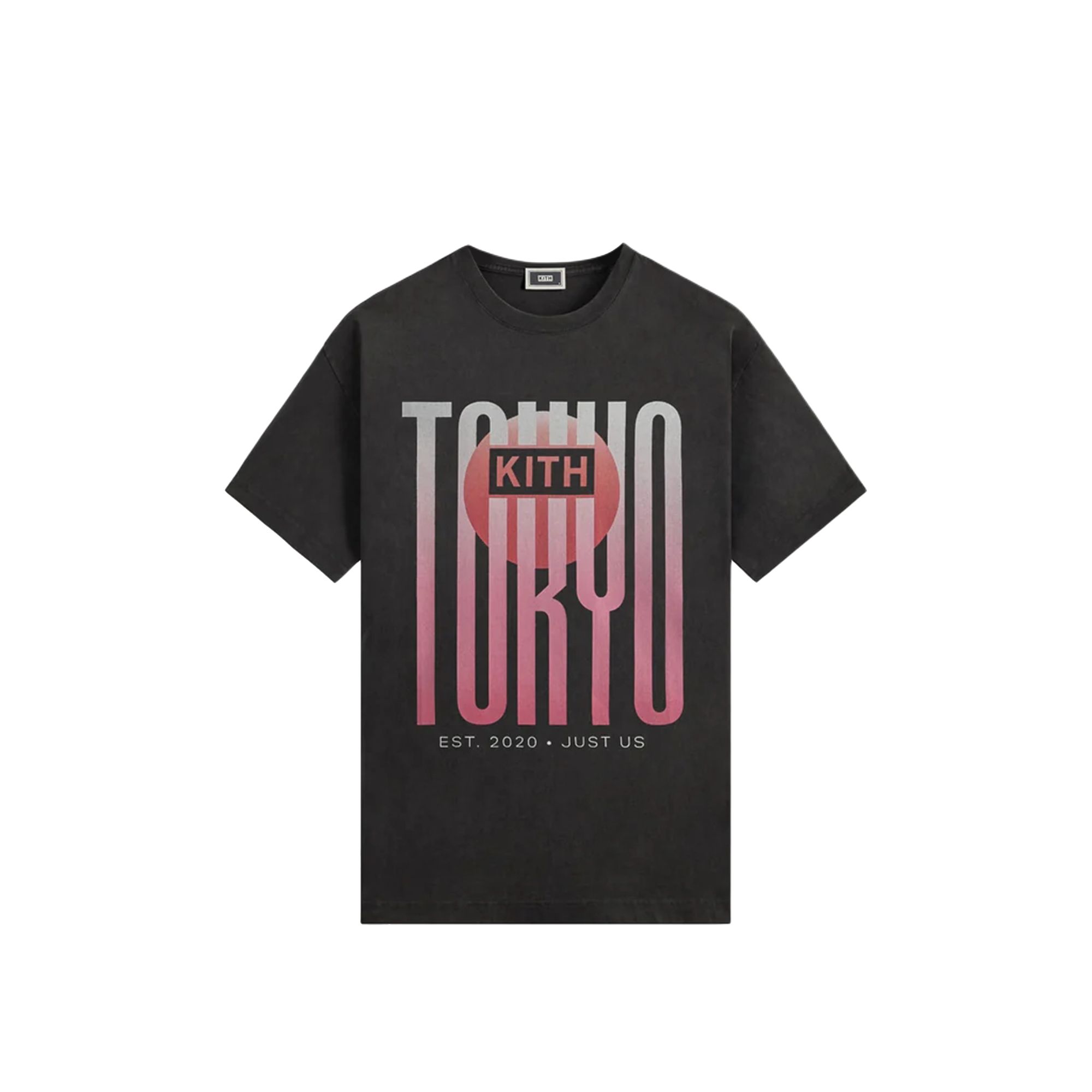 

Kith Tokyo Classic Logo Vintage Tee Black Men Tops KHM034131-001 L