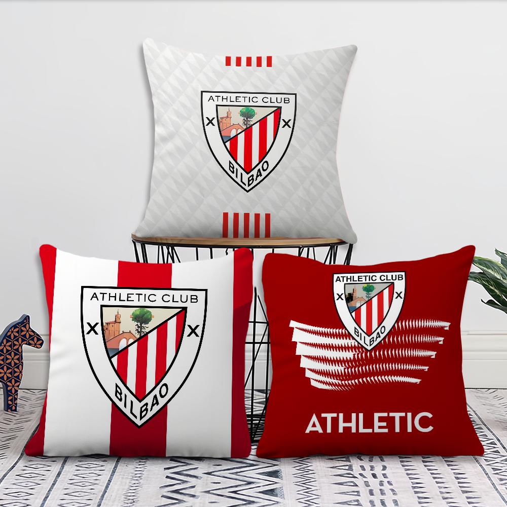 Federa per cuscino con logo di squadra di calcio, per soggiorno, testata del letto, ufficio, camera da letto, divano, cuscino per pisolino